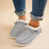 Warm Fleece Slip On Loafer Sneakers, Low Top Slip-On Shoes, Lightweight & Comfortable Walking Shoes, Women's Footwear(🎁Christmas Hot Sale🎁)