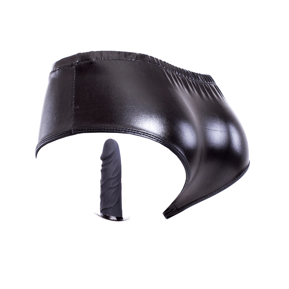 Chastity Pants Leather Dildo Penis Sexy Underwear Inside Anal Plug Bdsm Sex  Toys