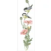 Bird Flower - 9CT Partial Beaded Cross Stitch Kit(16x53cm)
