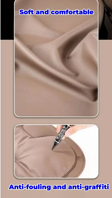 Skin-friendly Anti-fouling Leather Cushion Anti-slip Seat Cushion