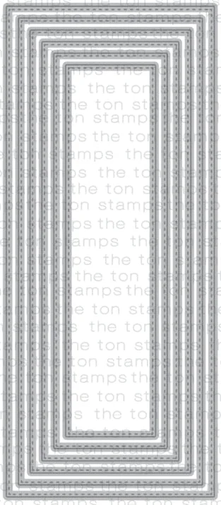 Piggy Craft metal cutting dies cut die mold Various rectangular frames Scrapbook paper craft knife mould blade punch stencils