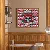 Skull Flowers-11CT Stamped Cross Stitch 50*45cm/19.69*17.72in