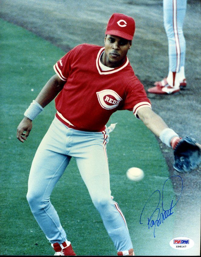 Barry Larkin Psa/dna Signed 1/1 Original Image 8x10 Photo Poster painting Autograph