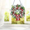 Diamond Painting Christmas Wreath Pendant