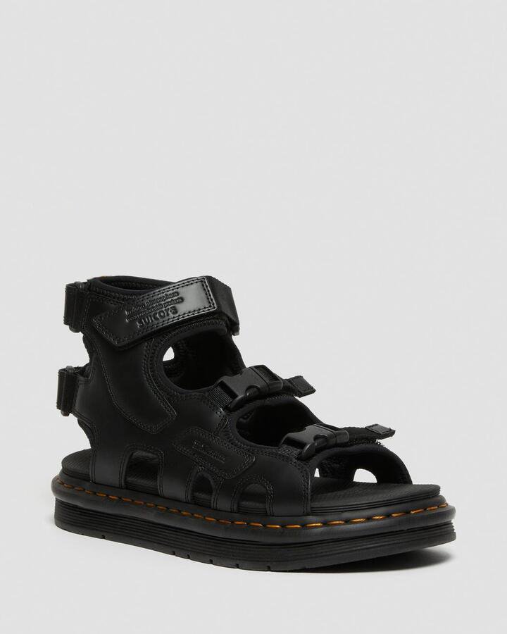 SUICOKE BOAK LEATHER STRAP SANDALS
