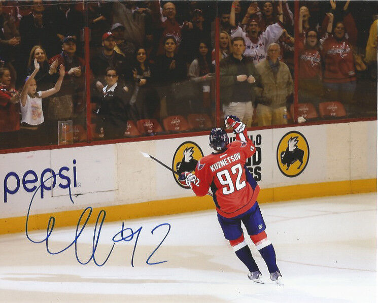 Washington Capitals Evgeny Kuznetsov Signed Autographed 8x10 NHL Photo Poster painting COA E