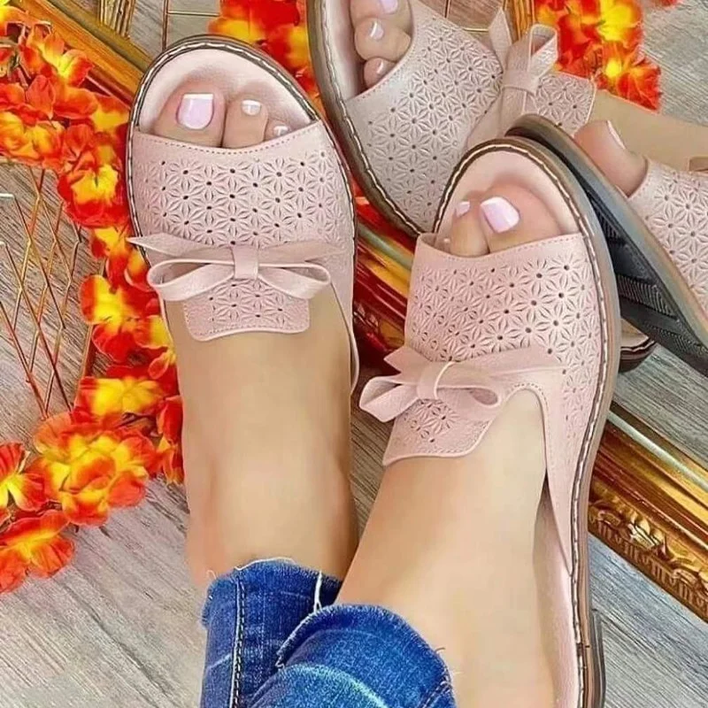 Yyvonne Women Casual Flats Shoes Summer 2022 Woman Shoes Slingback Sandals Fashion Ladies Flip Flops Daily Walking Woman Slides