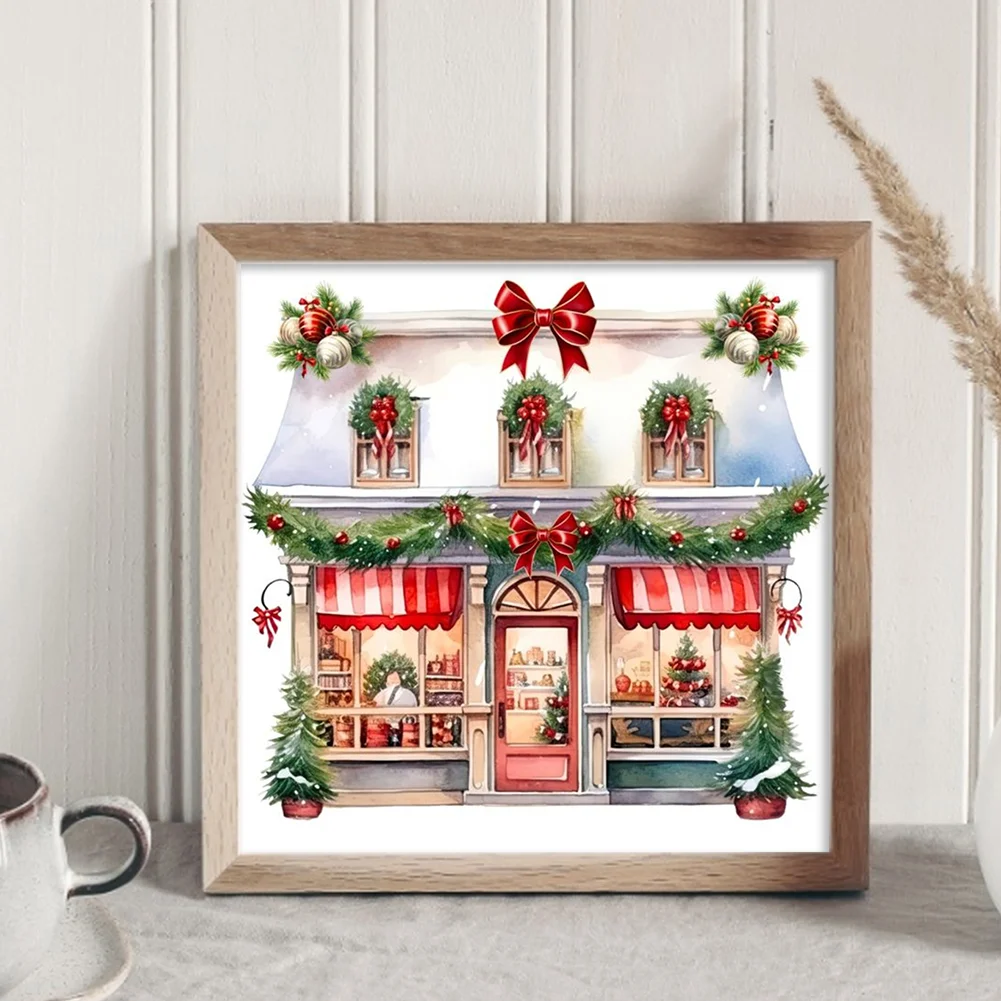 DIY Stamped Cross Stitch 11CT Full Embroidery 50*50cm - Christmas Shop