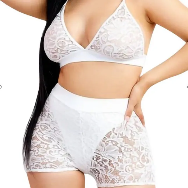 Brownm New Love Black Home Clothes Two-Piece Set Of Fashion And Comfortable Lace Lace Pajamas Set