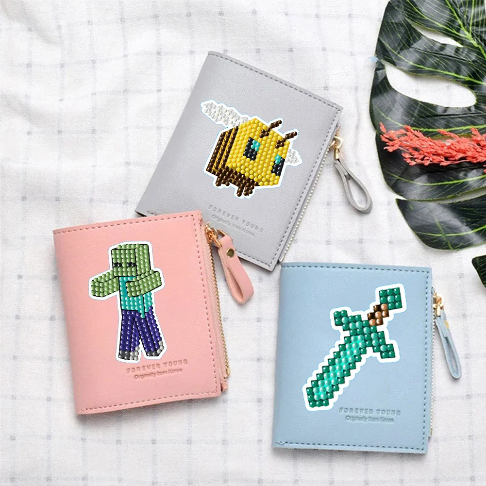 5D Diamonds Sticker Art Crafts Two Pieces Handmade Children Gifts