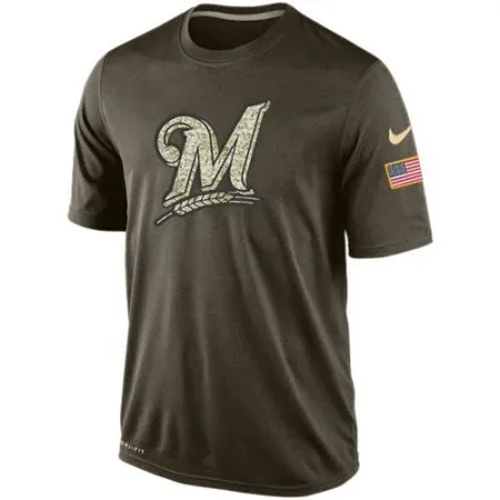 Men's Milwaukee Brewers Salute To Service  Dri-FiT T-Shirt