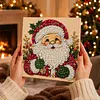 (20x20cm)Santa Claus Pearl Painting Art Kits With Inner Frame Pearl Gem Paintings Picture Arts Craft for Adults Beginners Home Wall Decor