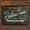 Camping Cabin Memories Customized Classic Metal Signs