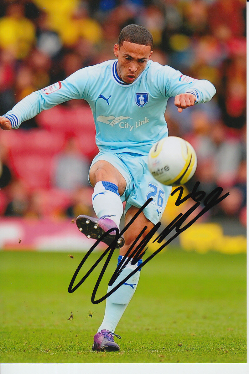 COVENTRY CITY HAND SIGNED JORDAN CLARKE 6X4 Photo Poster painting 3.