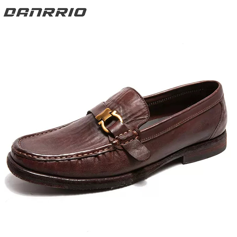 Goodyear Handmade British Style Horsehide Penny Loafers DANRRIO.COM DANRRIO