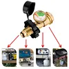 Brass Leak Detector Gas Pressure Meter Pressure Level Meter Indicator for BBQ RV