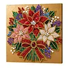 25x25cm DIY Pearl Painting Kit with Frame Self-Adhesive Canvas