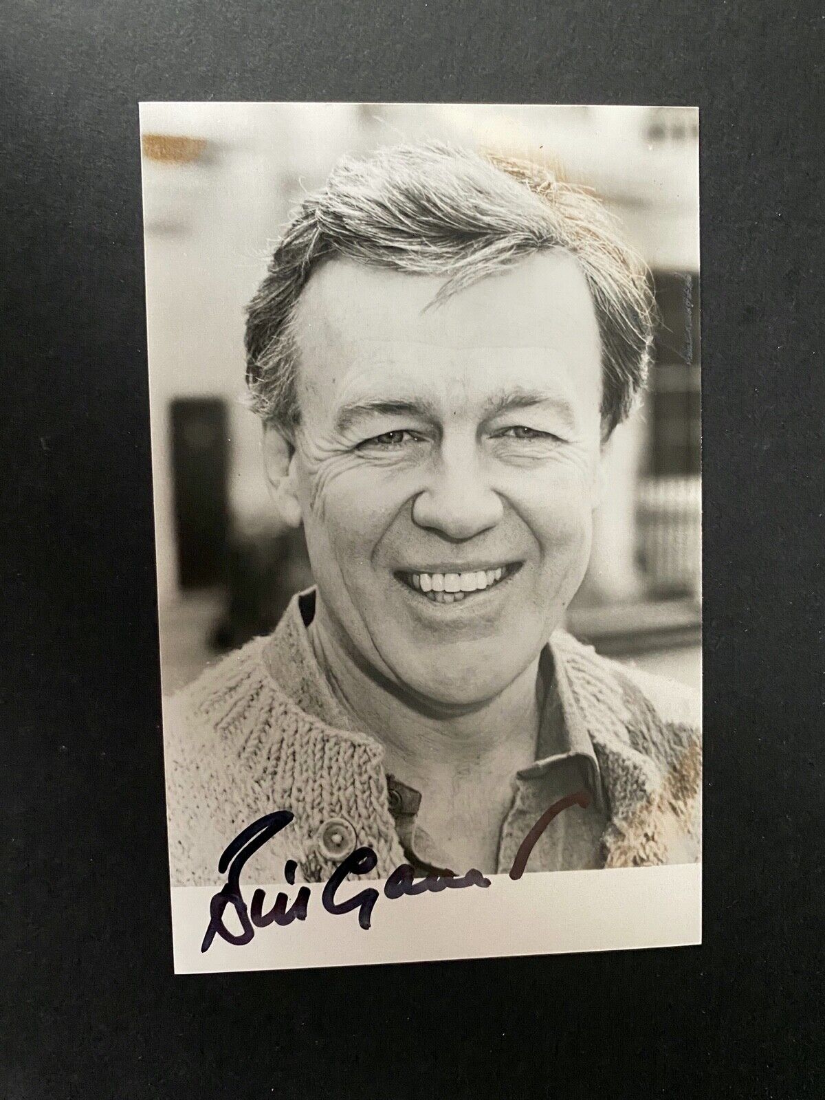 WILLIAM GAUNT - THE CHAMPIONS TV SERIES ACTOR - SUPERB SIGNED Photo Poster paintingGRAPH