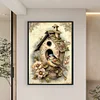 (Big Size) Bird And Birdcage - 11CT Counted Cross Stitch 40*60cm/15.75*23.62in