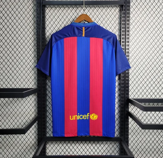 Retro 16-17 Barcelona Home Football shirt 