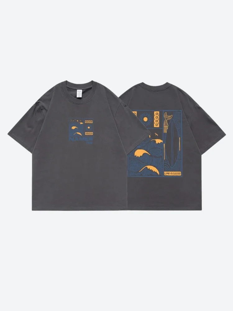 Brownm Boy Summer Time Tee