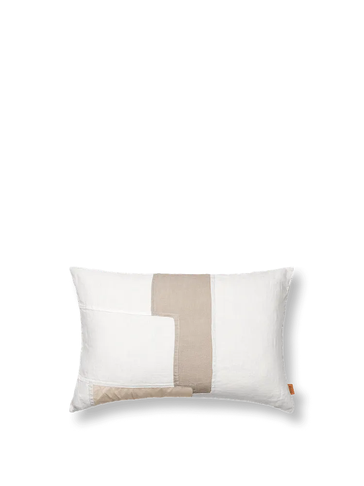 Part Cushion Cover - Rectangular - Off-white