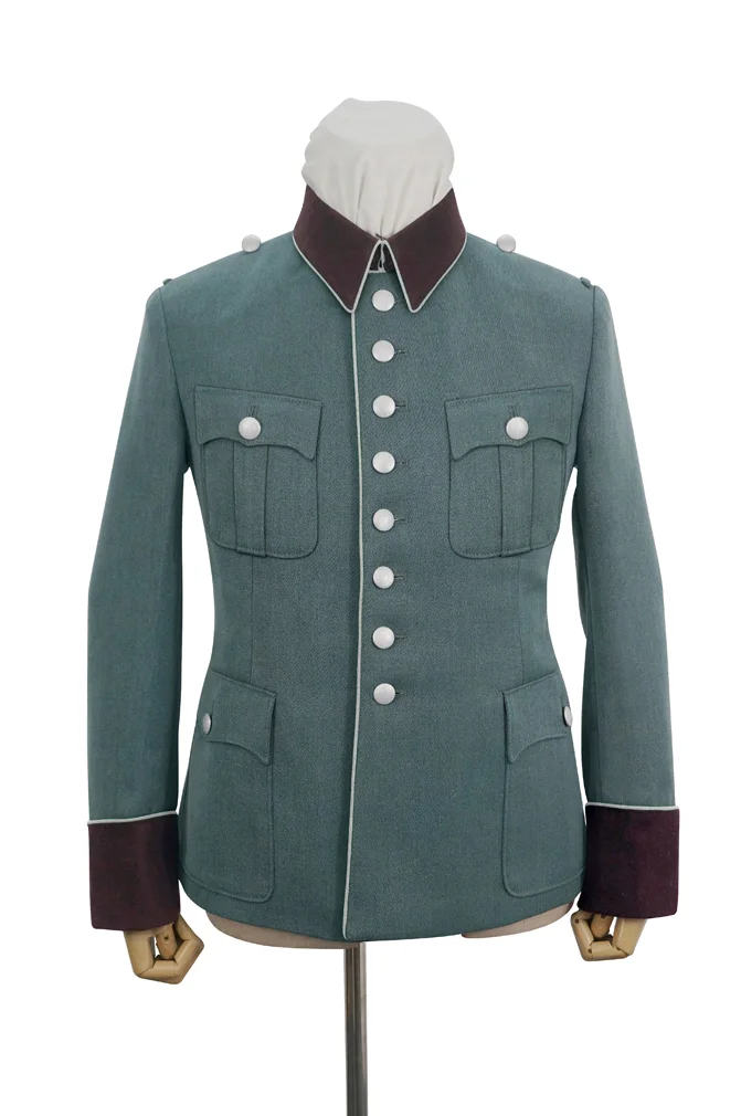   Polizei German Gabardine Service Waffenrock Tunic Short Cut German-Uniform