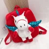 Kid Baby Girl Unicorn Bag 3D Zipper Toy Doll Backpack For Kidergarten