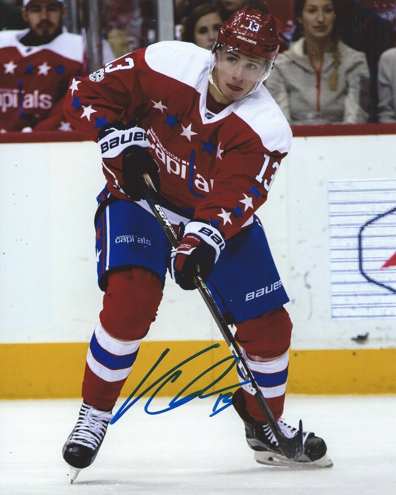 Jakub Vrana Signed 8x10 Photo Poster painting Washington Capitals Autographed COA