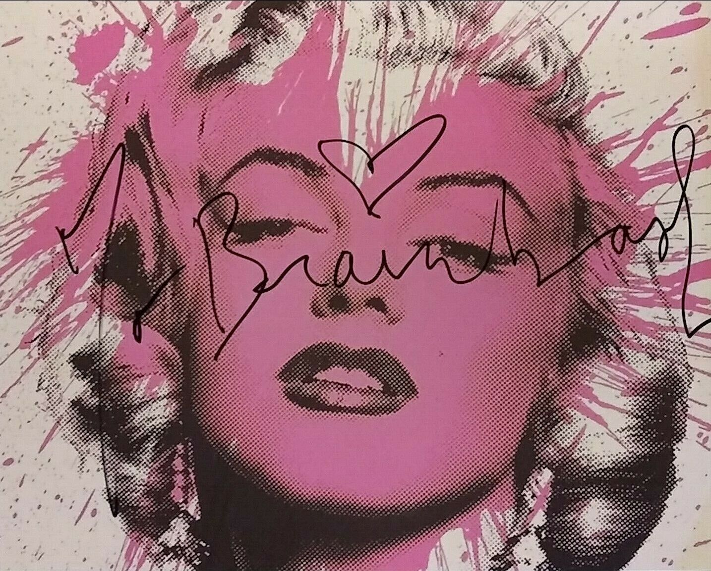 Mr. Brainwash signed 8x10