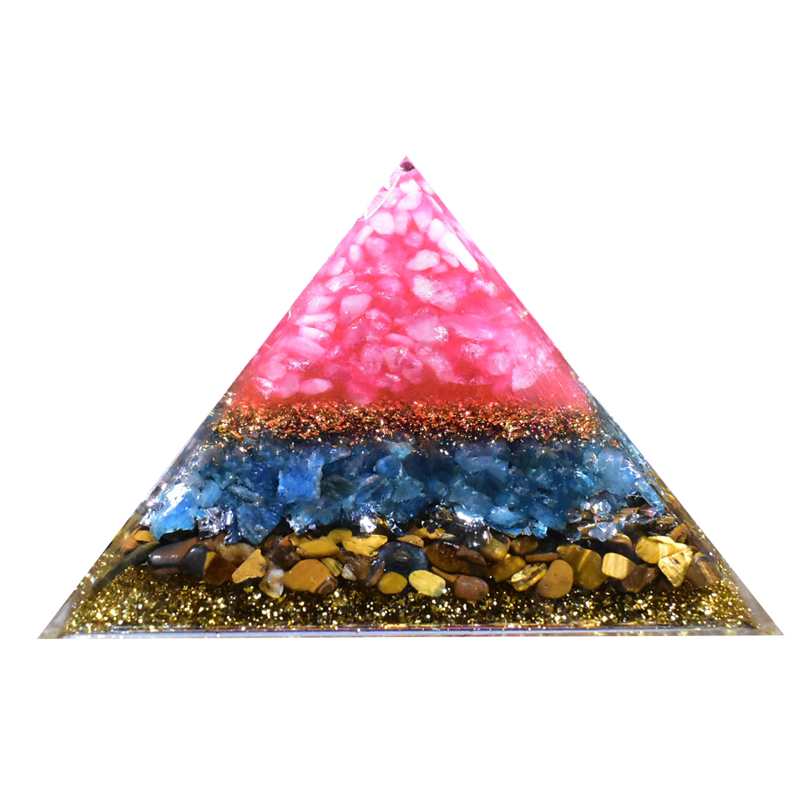 

6cm Natural Orgonite Pyramid Chakra, 501 Original