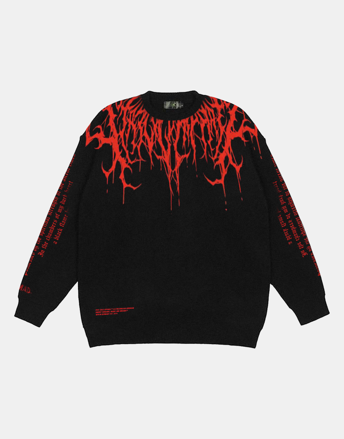 Evil Blood Oversize Sweatshirt / TECHWEAR CLUB / Techwear