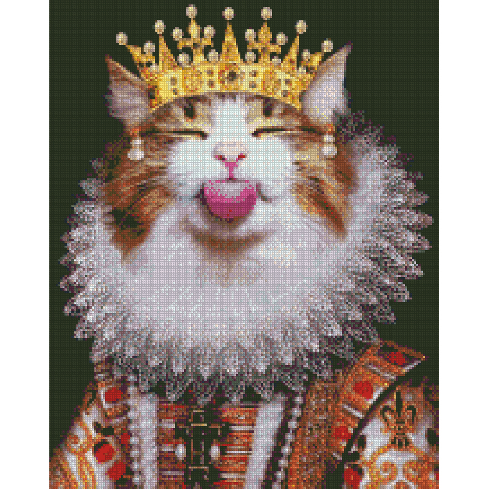 

Cat - 11CT Stamped Cross Stitch - 40*50CM, 501 Original