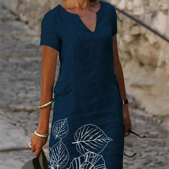 Midi Dresses For Women Over 50 - OlderIn Seniors & Elderly Fashion