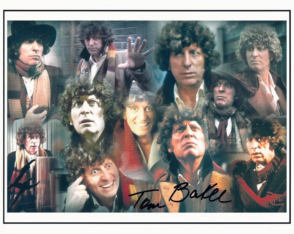 TOM BAKER hand-signed DOCTOR WHO 8x10 authentic w/ coa COLLECTION OF CLOSEUPS