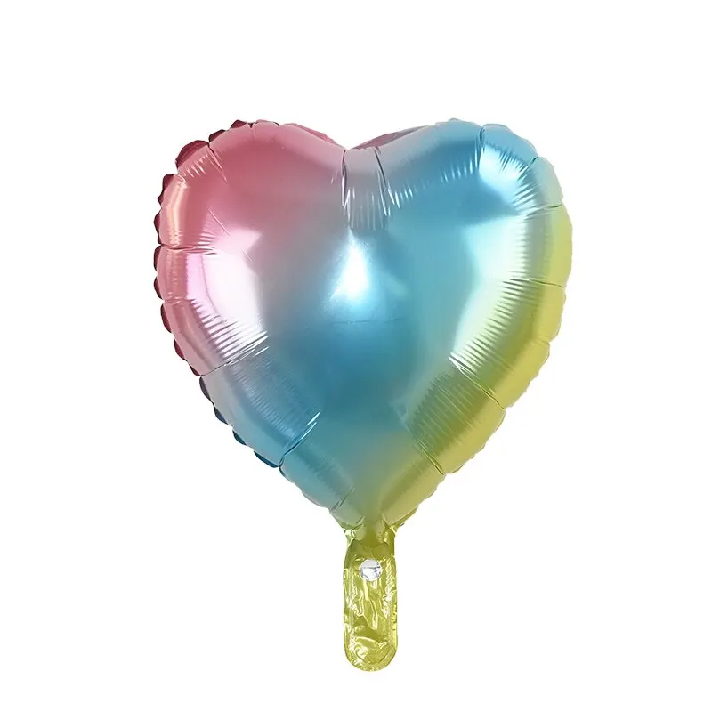 32inch Iridescent Rainbow Color Number Foil Balloons Birthday Wedding Party Decoration Digital Balloon Number Air Ballon Globos