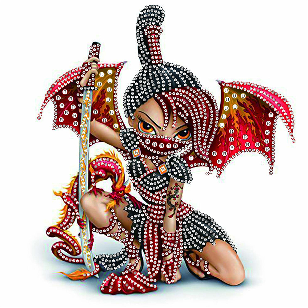 

Flower Fairy - Special Shaped Diamond Painting - 30*30CM, 501 Original