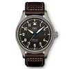 Mark XVIII IW327006 Titanium 40mm Brown Leather Strap Super Clone