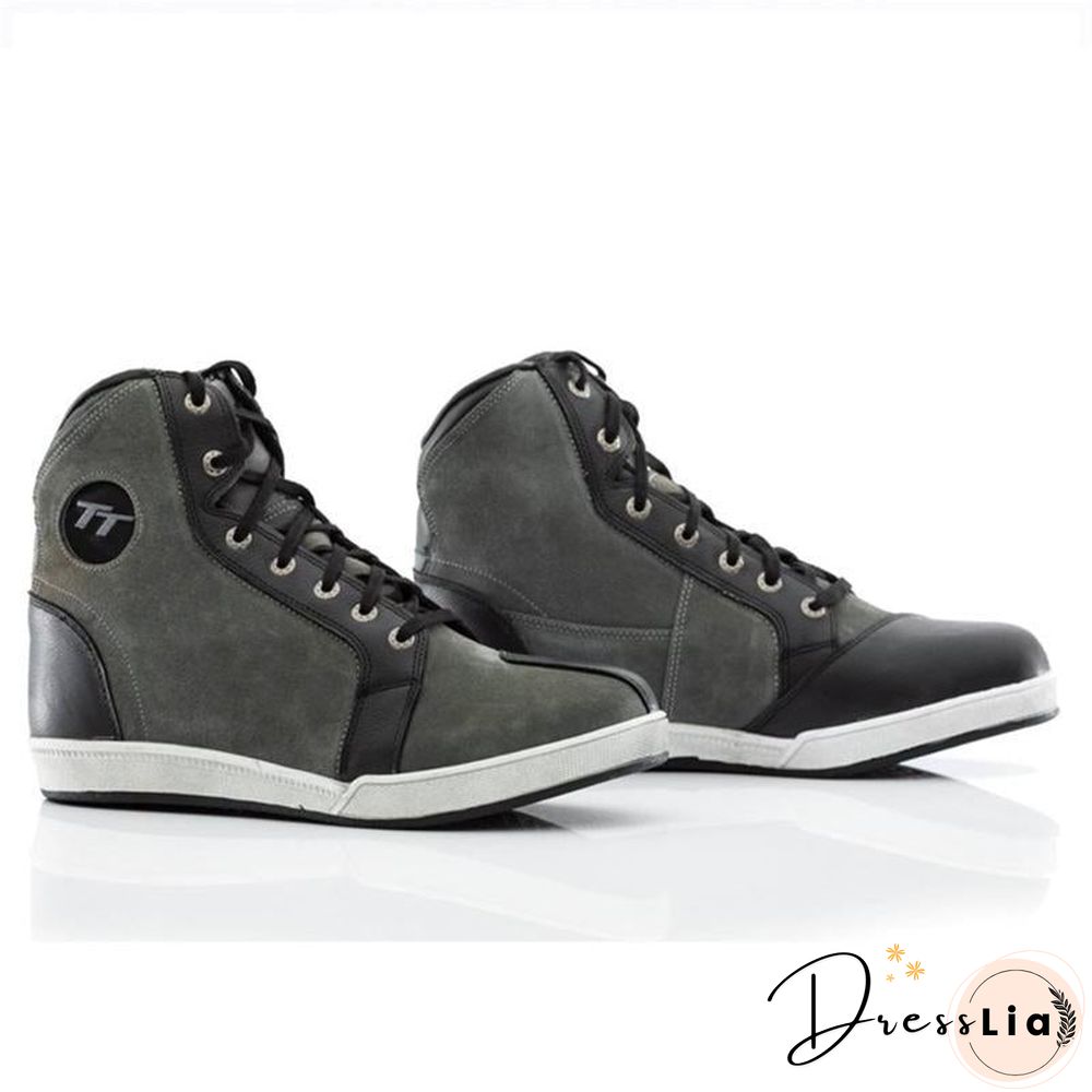Retro casual motorcycle boots