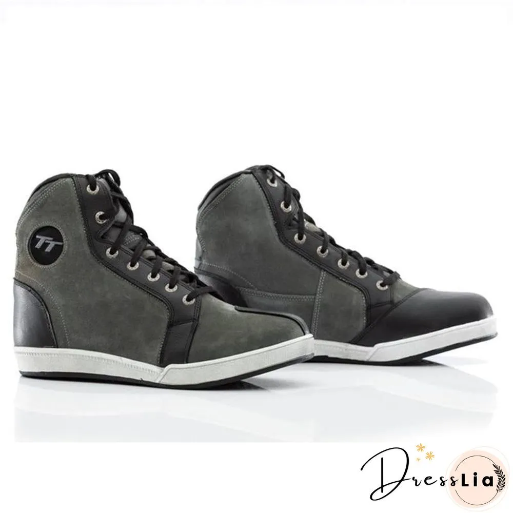 Retro casual motorcycle boots