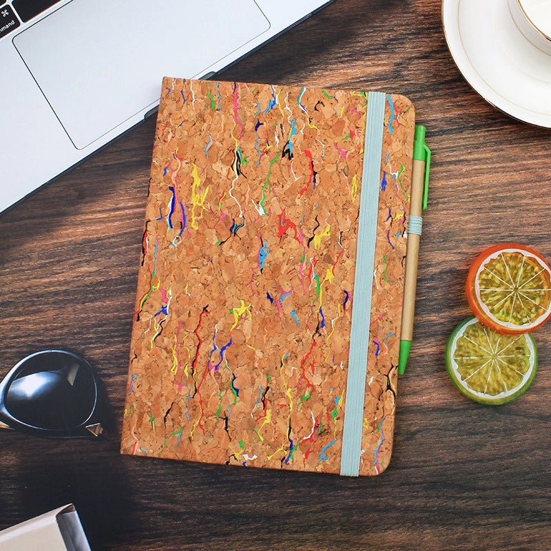 1 Piece Plant Learning Paper Cork Novelty Notebook