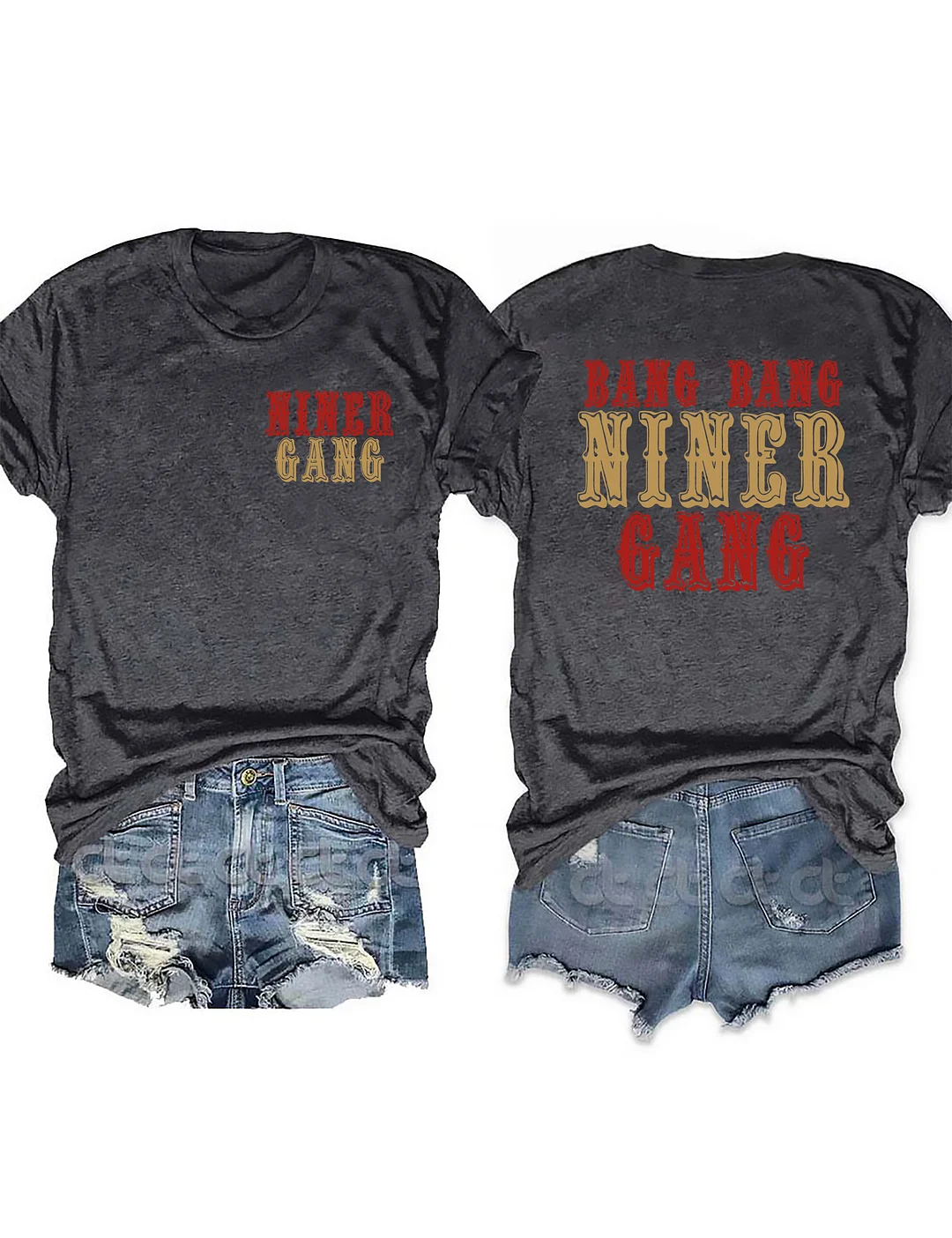 Bang Bang Niner Gang San Francisco 49ers T-Shirt