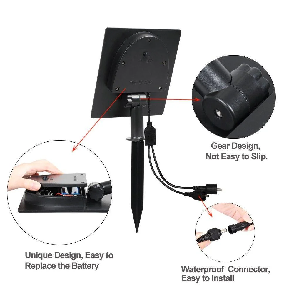 Solar Powered Spotlight