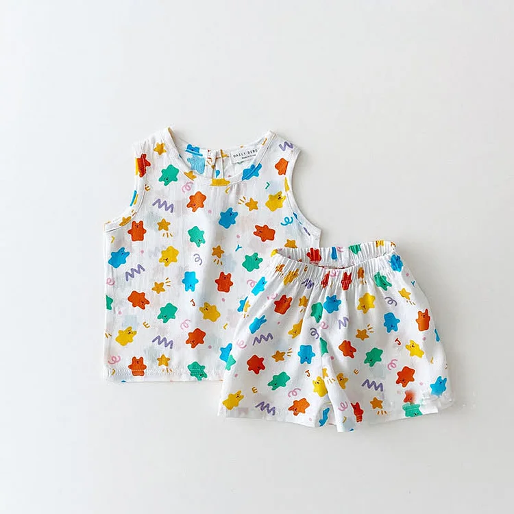 Baby Toddler Gummy Bear Tank Top and Shorts Set