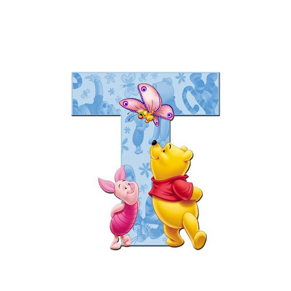 

Cartoon Letter T - Round Drill Diamond Painting - 30*30CM, 501 Original