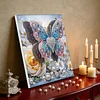 (25x25cm)DIY Pre-Framed 3D Flapping Butterfly Diamond Painting Art Craft Kit Living Room Decor