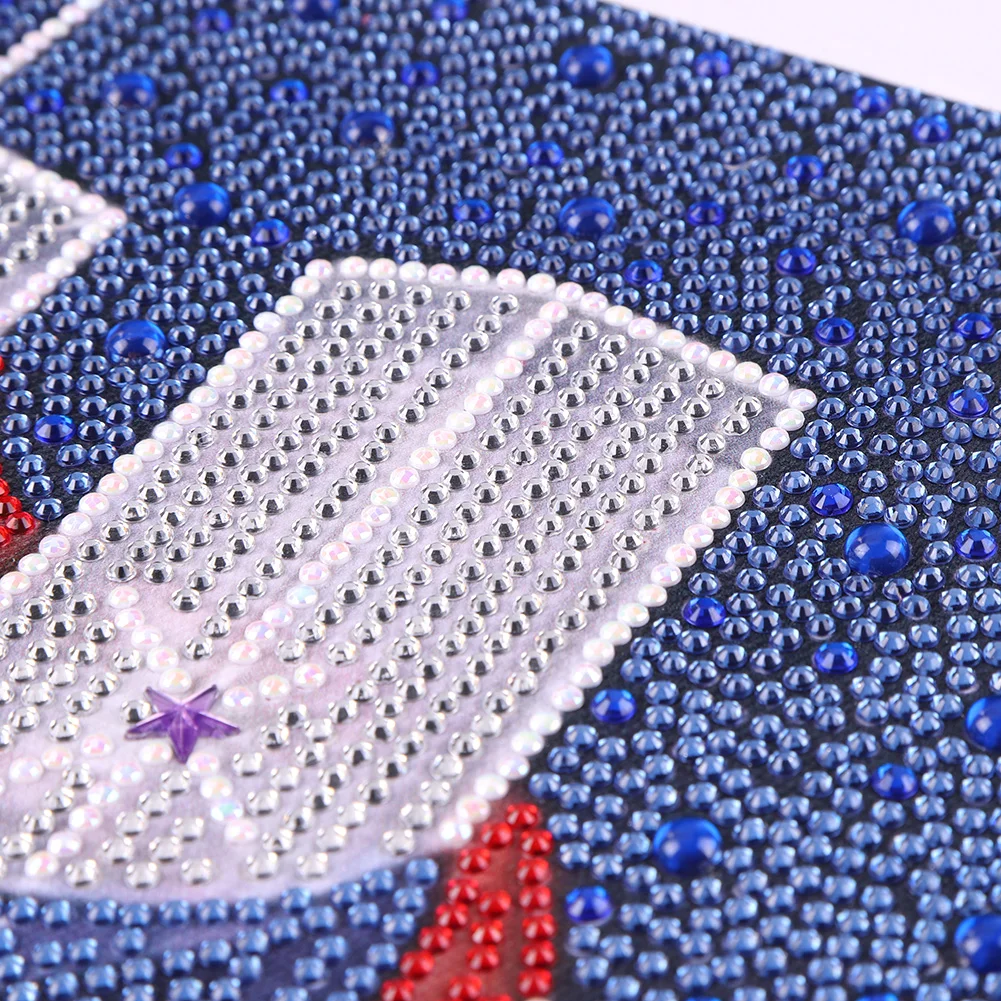 Diamond Painting - Full Crystal Rhinestone - US Flag(30*40cm)