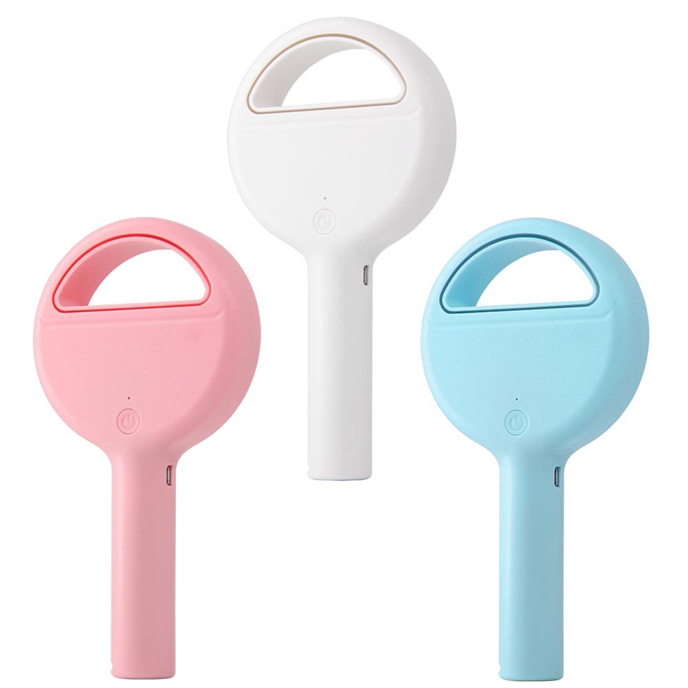 

Cartoon USB 3 Wind Speed Handheld Bladeless Fan Desktop Airflow Cooling Fan, Pink, 501 Original
