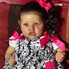 20'' Realistic Black African American Reborn Toddler Baby Girl Doll Named Morgan - RBBI-Myrebornbabydoll&reg; Myrebornbabydoll&reg;