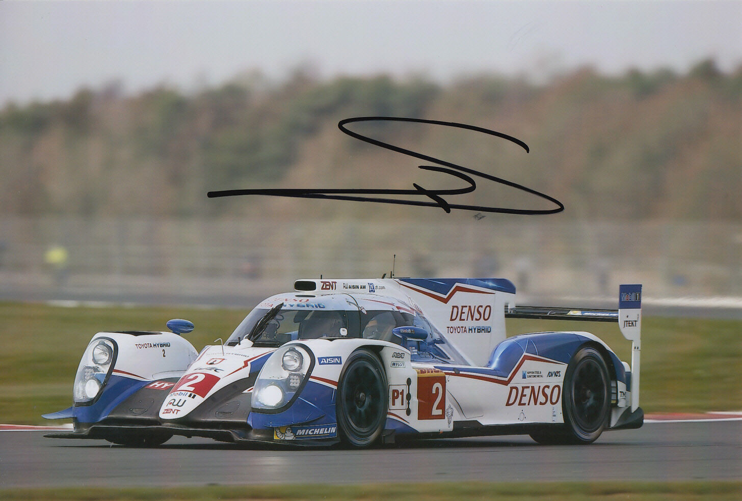 Stephane Sarrazin Toyota Hand Signed 7x5 Photo Poster painting 2015 Le Mans 5.